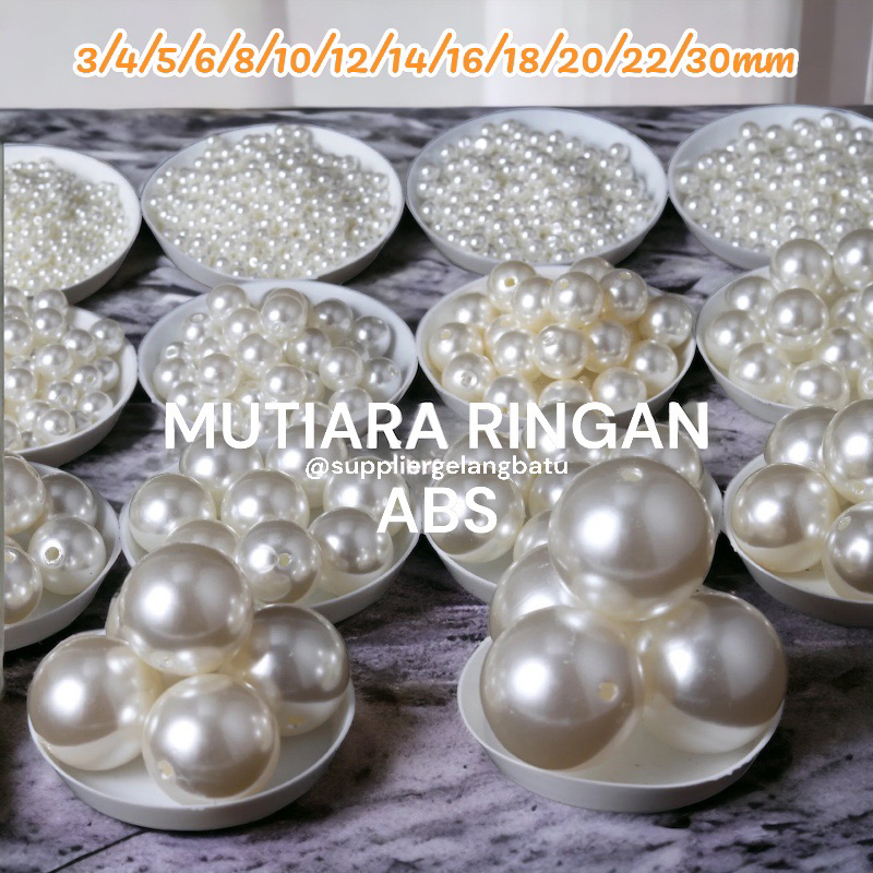 [25gr] MUTIARA RINGAN ABS PEARL BW