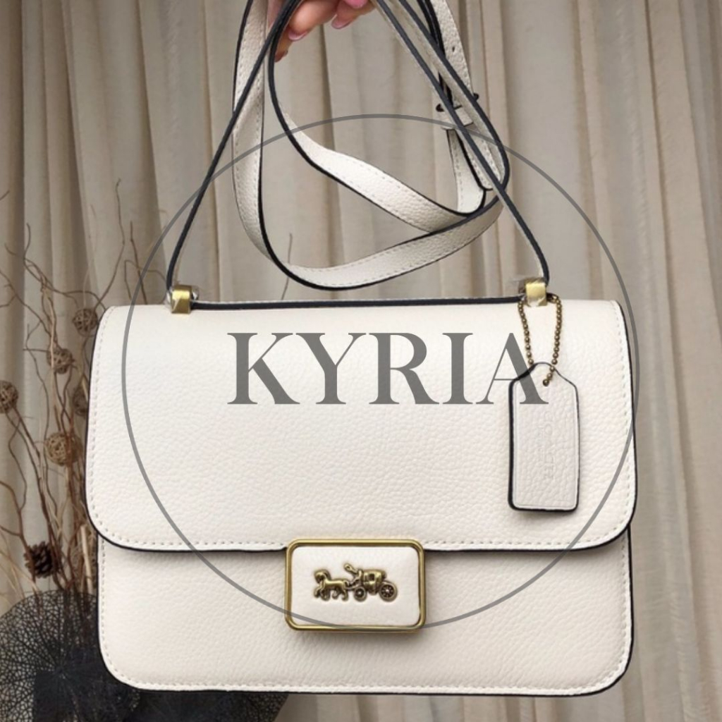 SALE PRICE! TAS sling bag women WANITA SELEMPANG ALIE SHOULDER BAG WHITE PLAIN C3928 3928