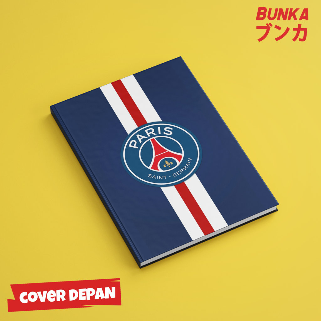 

Note Book Bola Club Paris Saint Germain PSG Fans Football Hardcover A5 Buku Tulis Catatan Notes Agenda Planner Jurnal vintage buku catatan story book kado anniversary valentine cowok cewek murah