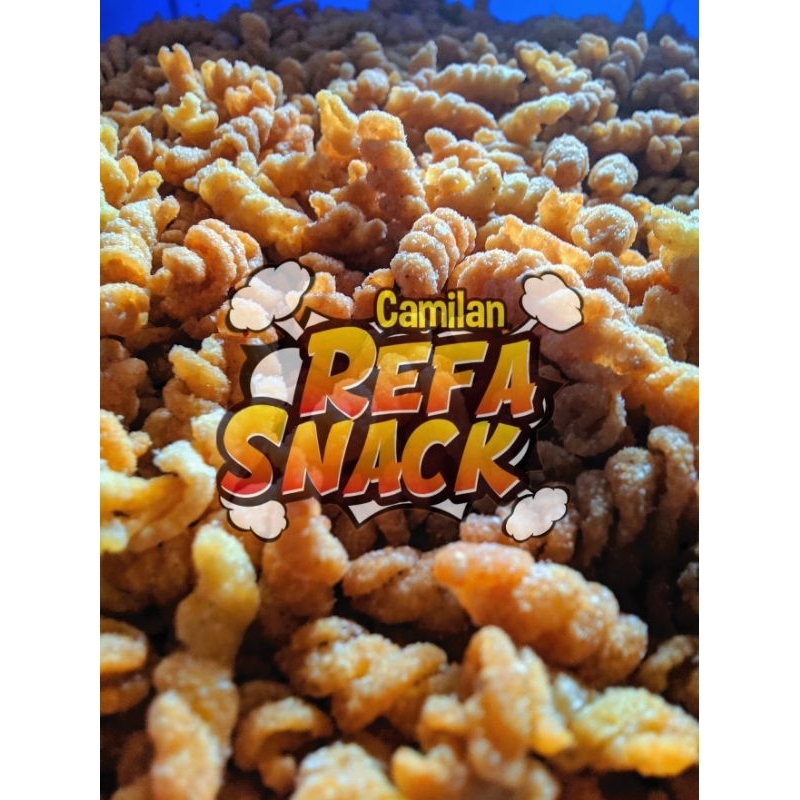 

MAKARONI SPIRAL KILOAN PEDAS ASIN MURAH KHAS TASIKMALAYA BY REFA SNACK