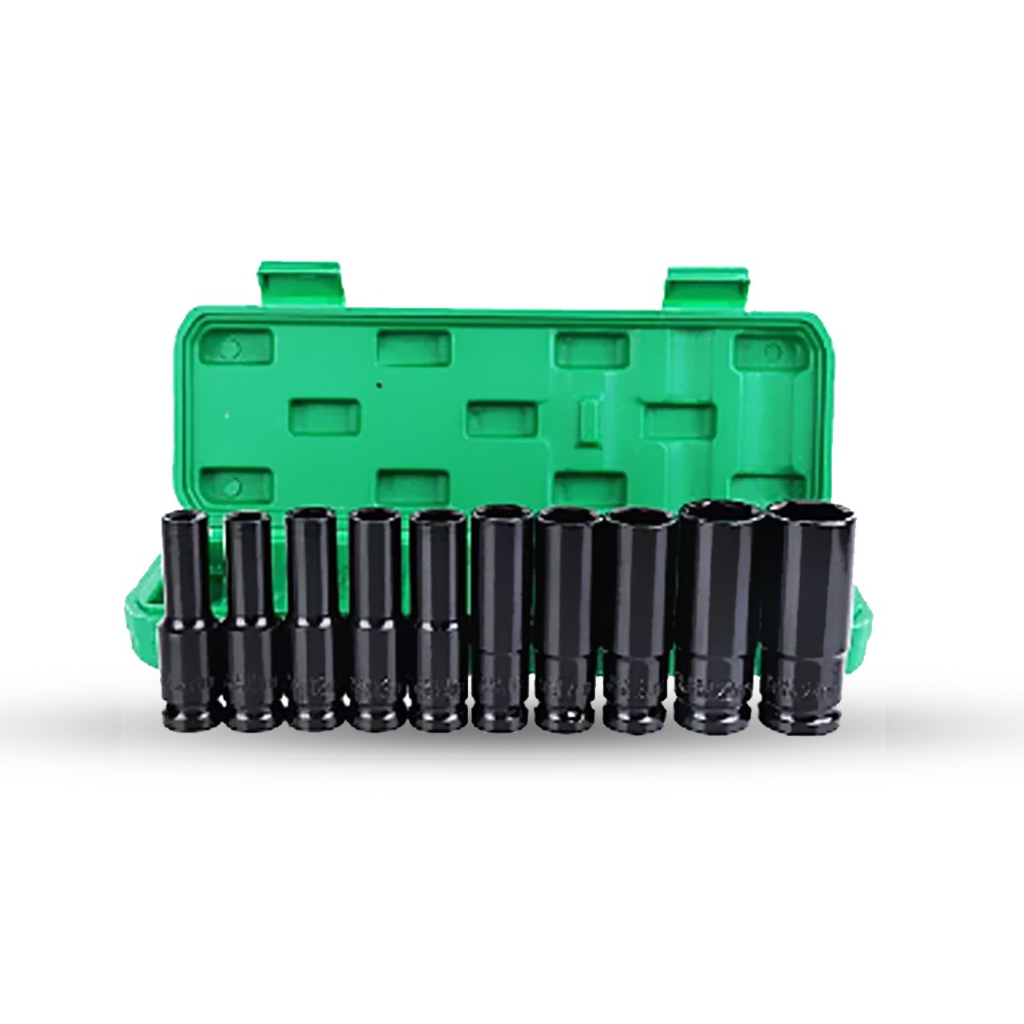 Mata Socket Extention Impact Socket Kunci Shock Sock Sok Set 10pcs-20 Pcs 1/2 inch Socket Sock Set / Kunci Sok Set 32pcs