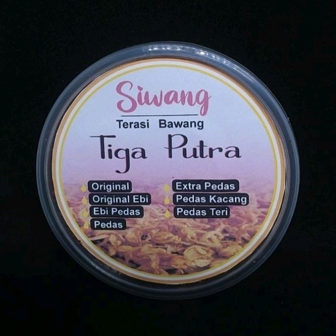 

siwang terasi bawang siwang tiga putra siwang 100 gram