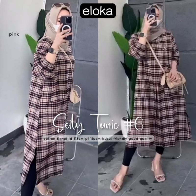 SEILY TUNIK #6 #8 ORI BY ELOKA