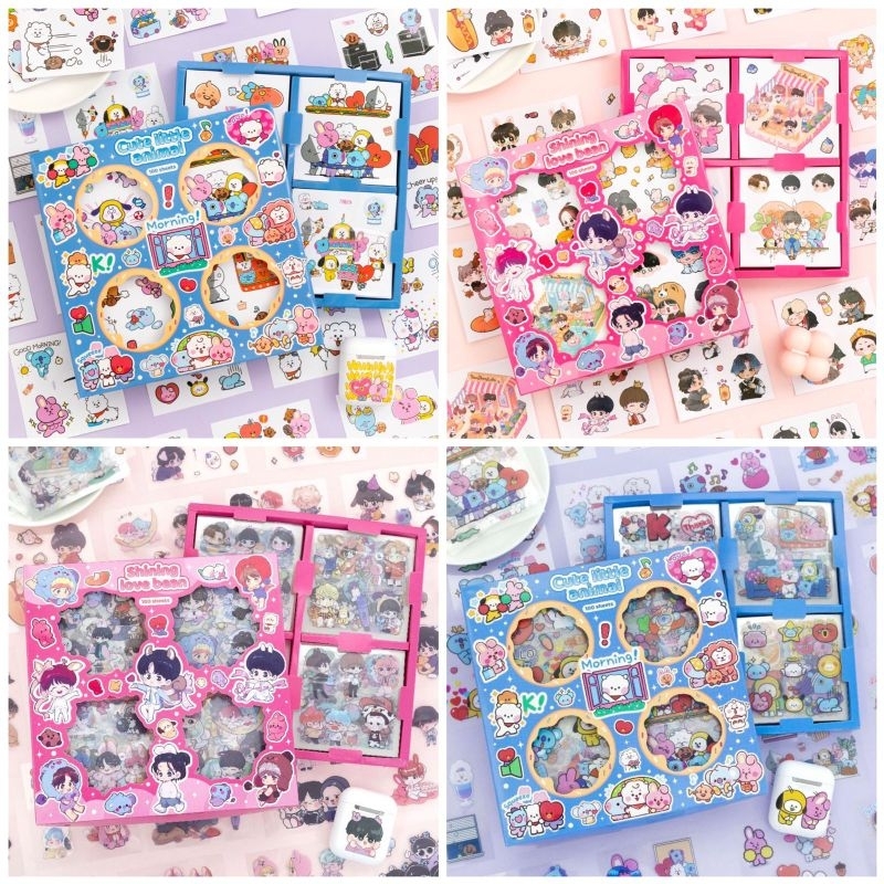 

stiker viral bt21 isi 100pcs