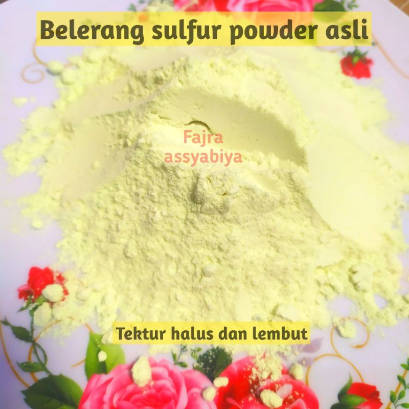 Sulfur powder belerang bubuk