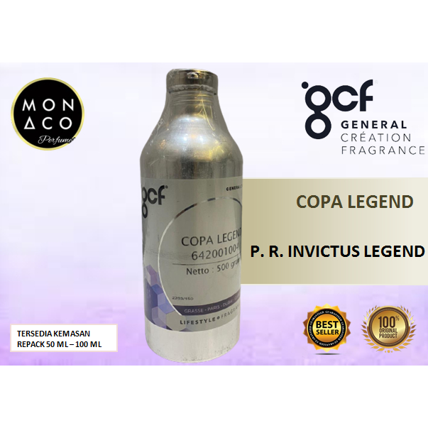 BIBIT PARFUM  lNVICTUS LEGEND BY GCF - ASLI 100%