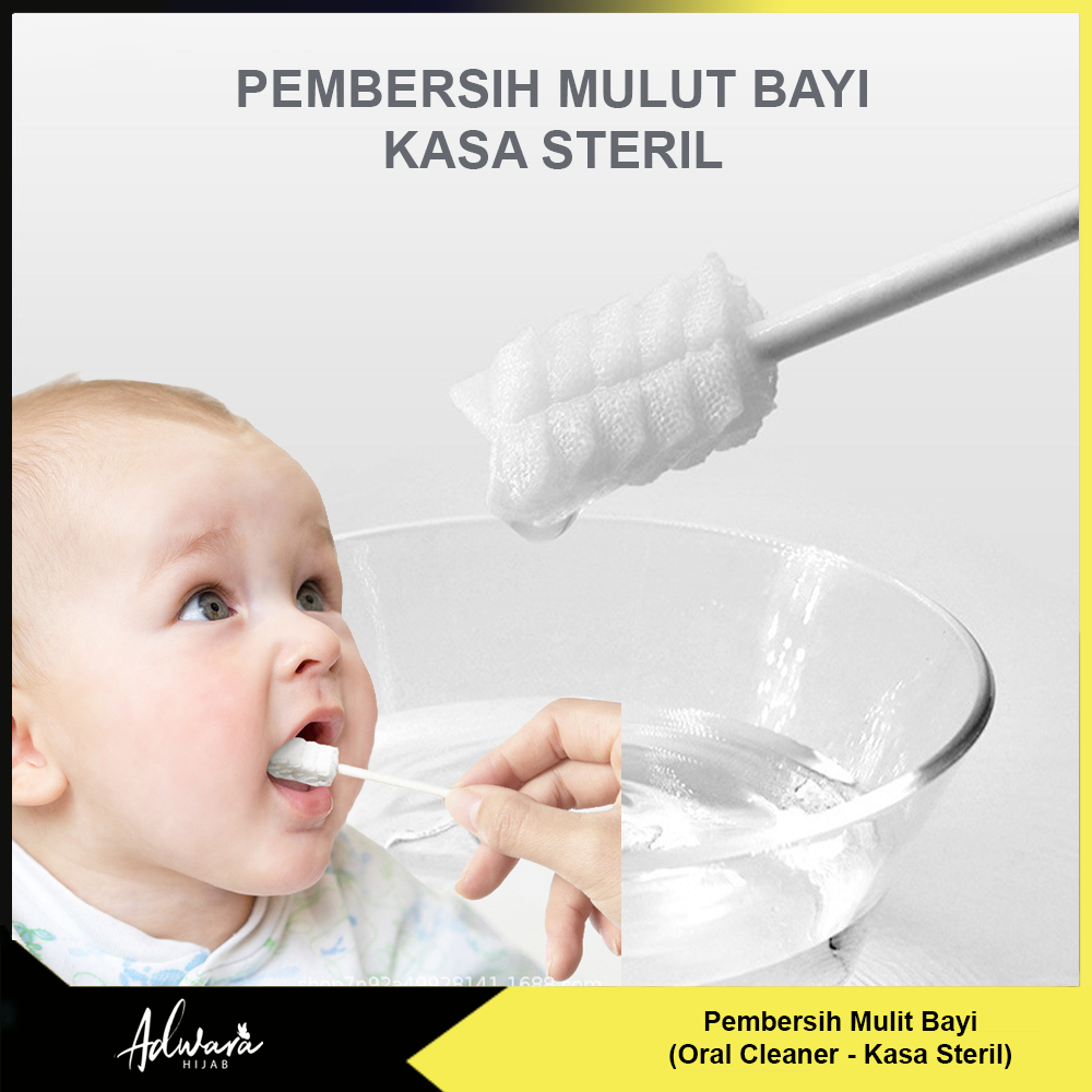 Pembersih Mulut Bayi / Pembersih Lidah Bayi / Kasa Steril Oral Cleaner 1 Pcs