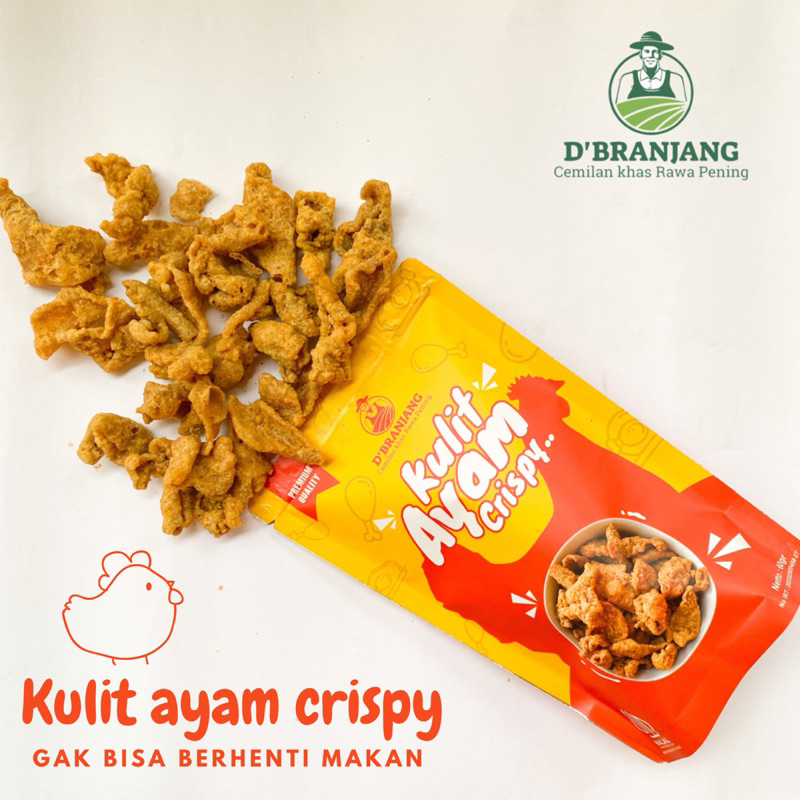 

kulit ayam crispy dbranjang