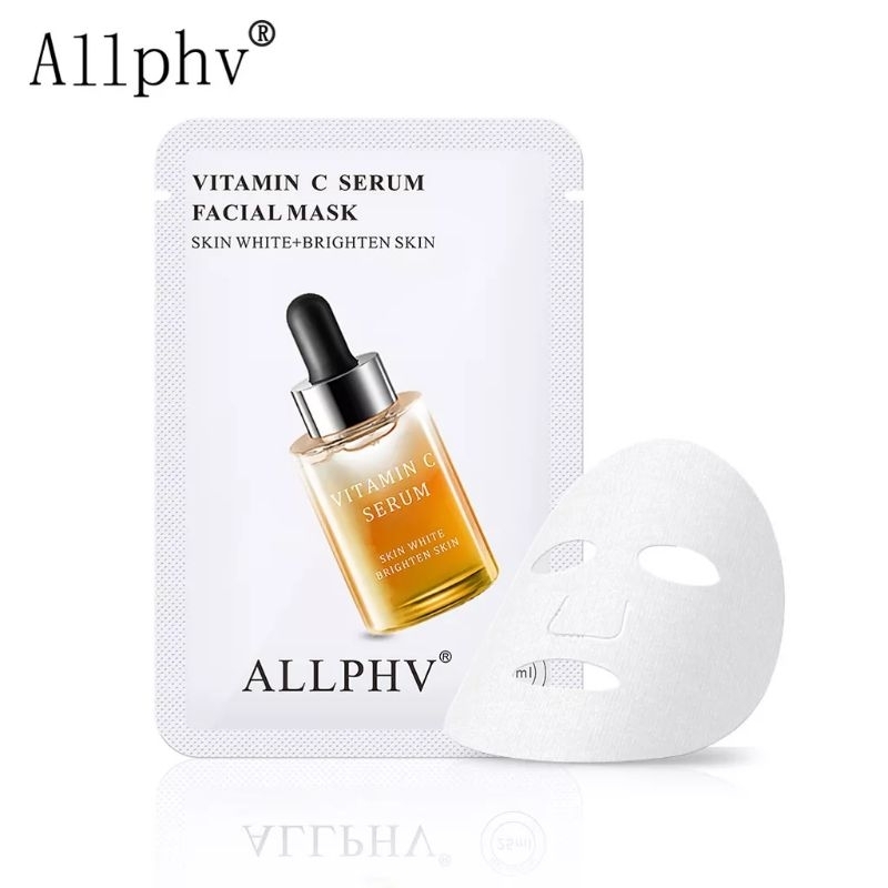 [ ALLPHV ] Vitamin C Serum Facial Mask Skin White + Brighten Skin Sheet Mask