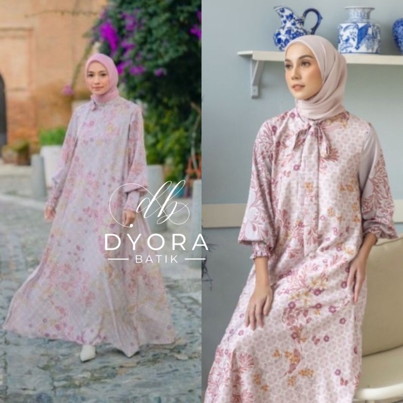 Gamis Maxmara Viony M/L/XL/XXL/JUMBO Gamis Seragaman Raya Kondangan Muslim High Quality