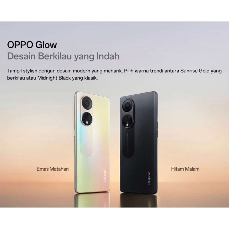 Oppo Reno T8 5G 8/128gb 8/256gb Original garansi resmi