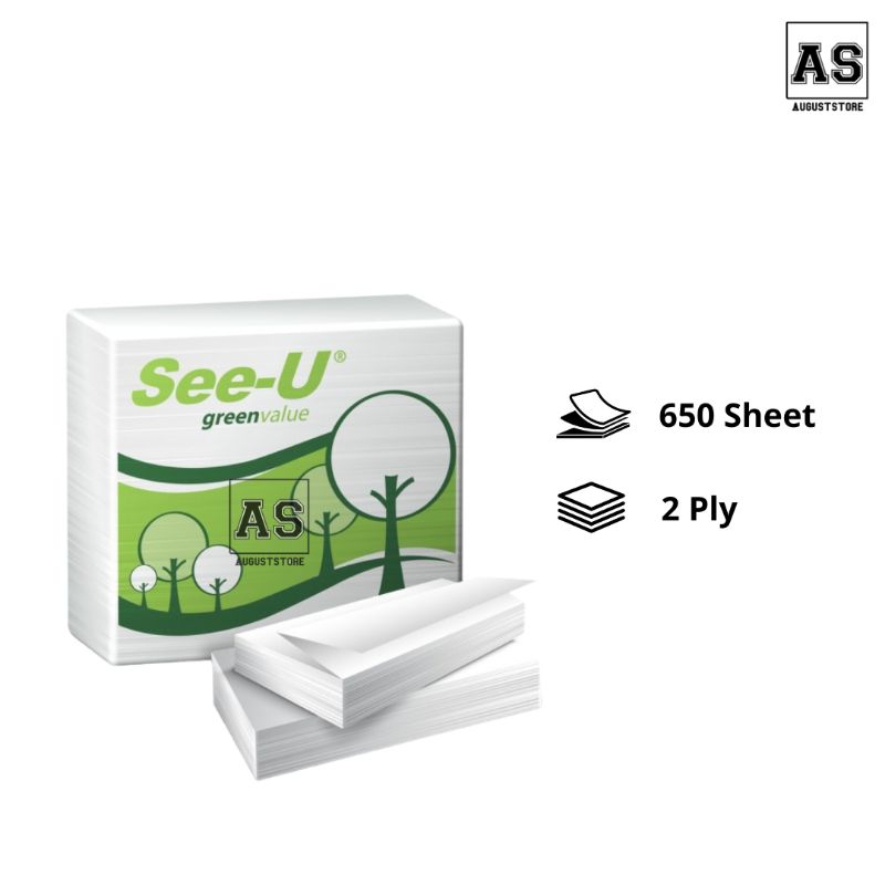 Tissue See-U Green Value 650 Gram