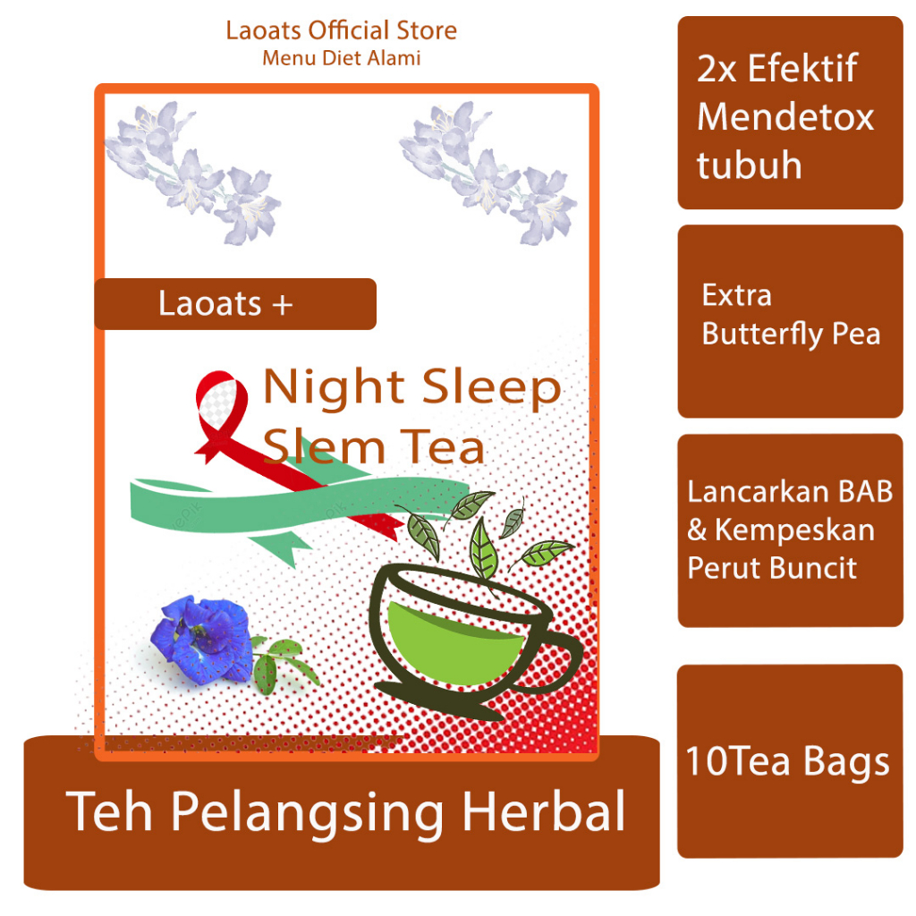 

obat pelangsing perut buncit wanita night tea (10pcs)