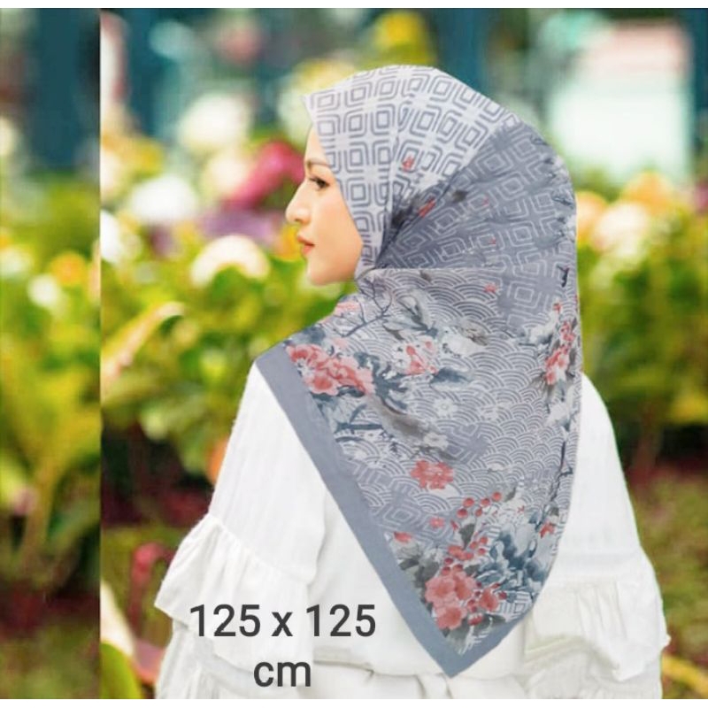 OBRAL TERLARIS SYARI TALIKAA ABU / KERUDUNG SEGI EMPAT / JILBAB INSTAN / HIJAB TERBARU TERMURAH KEKI