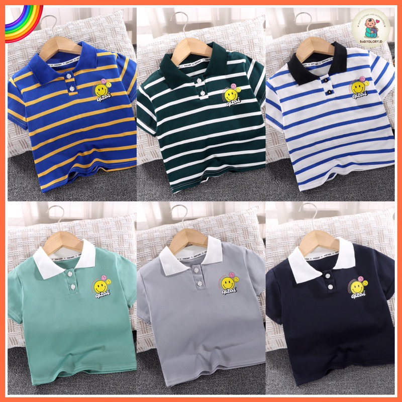 Kemeja Polo Anak Import Kemeja Anak Laki Lak Perempuan Unisex Import Kemeja Atasan Anak Laki Laki Import Fashion Korea