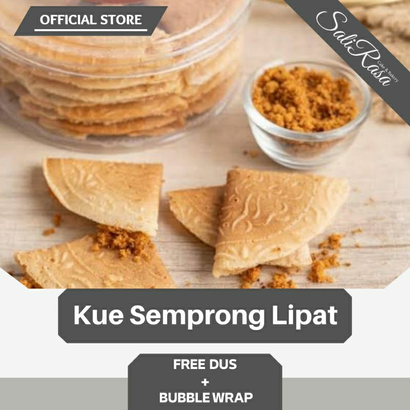 

Kue Semprong Lipat coklat kacang wijen || by Salirasa