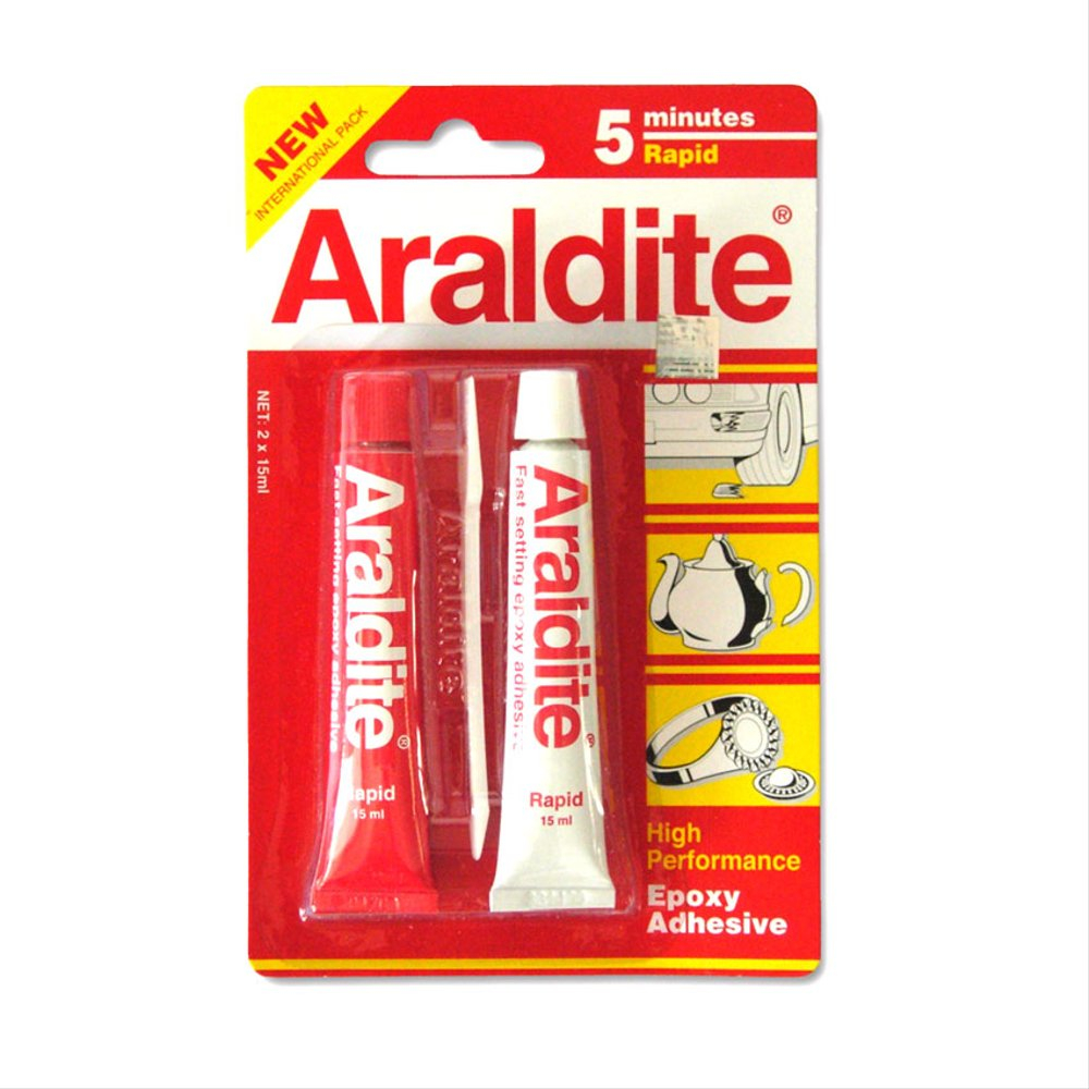 Lem Epoxy ARaldite Merah Lem Besi