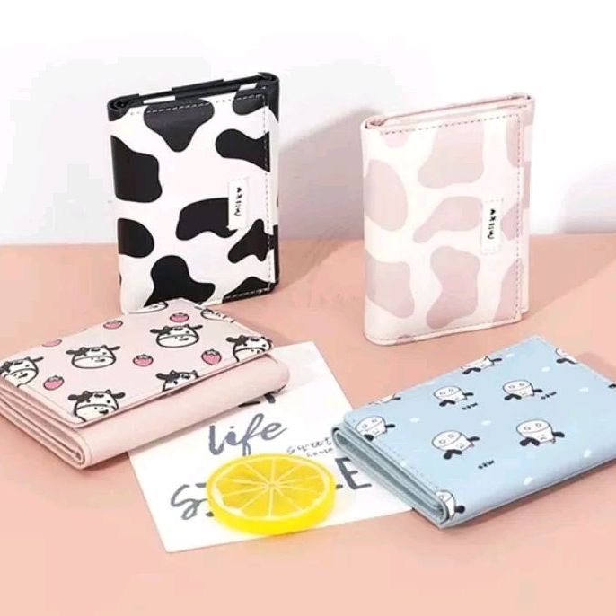 DOMPET LIPAT KOREA SIMPLIFY KARAKTER LUCU (XSEMPLAR)