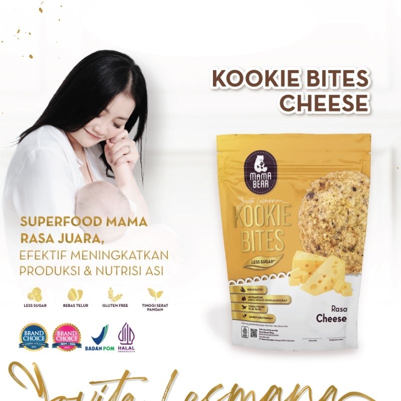 Mama Bear Kookie Bites Kukis Pelancar Asi MamaBear 150gr