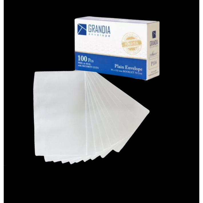 

Amplop Putih Polos Grandia 104 [95x152mm] / 10 Pc