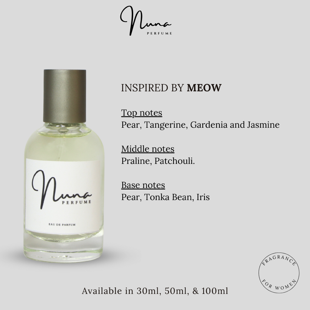 Nuna Perfume Inspired by K Perry Meow - Parfum wanita - parfum tahan lama-parfum vanilla