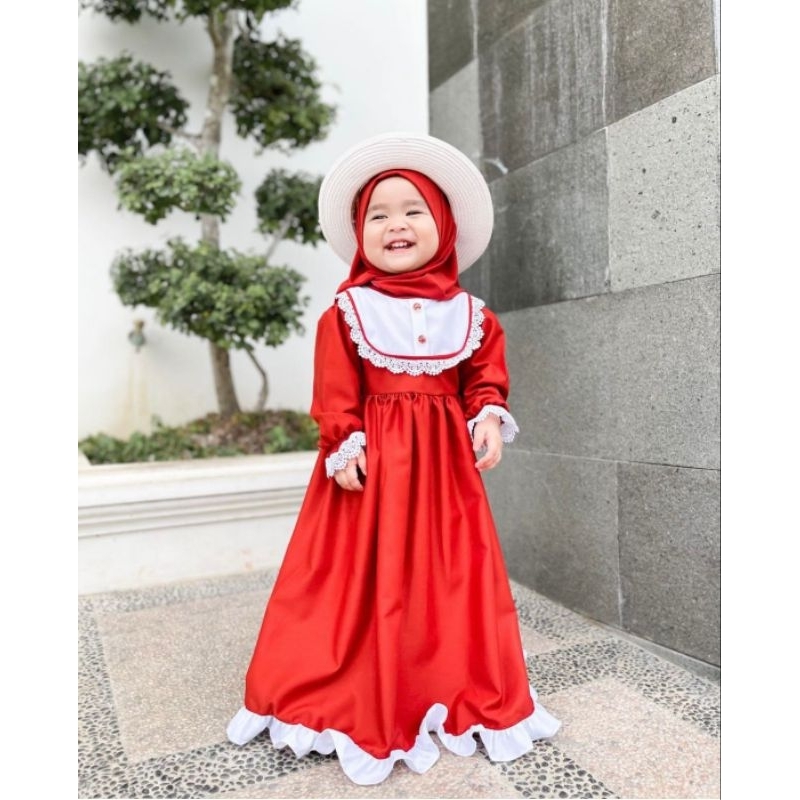 GAMIS ANAK SYARA DRESS TERBARU 1-8TAHUN