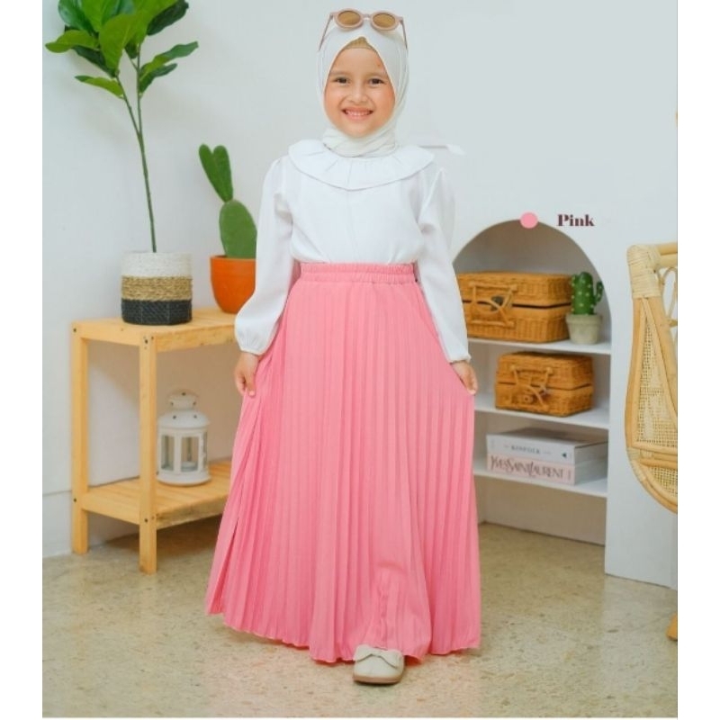 ROK PLISKET PREMIUM ANAK USIA TK(4-6thn)