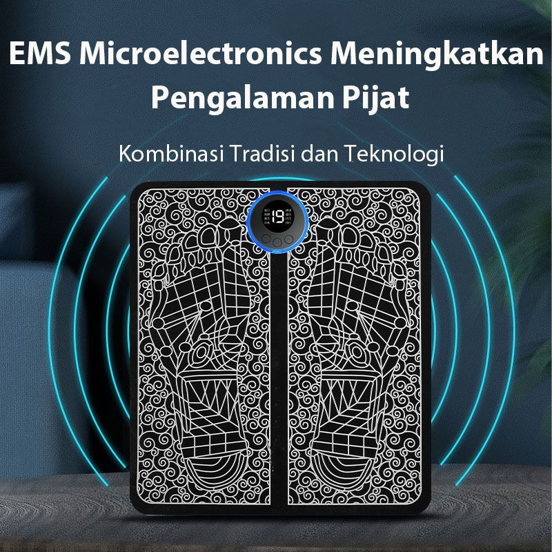 Alat Pijat Kaki/Foot Massage Mat Pad Jepang Original Alat pijat Kaki EMS Massage Foot/Penghilang Pegel di Kaki &amp; Praktis