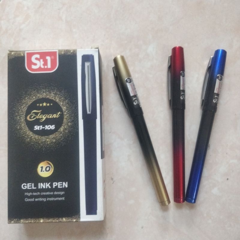 Pulpen Gel 1.0 mm / bolpoin tebal untuk tanda tangan