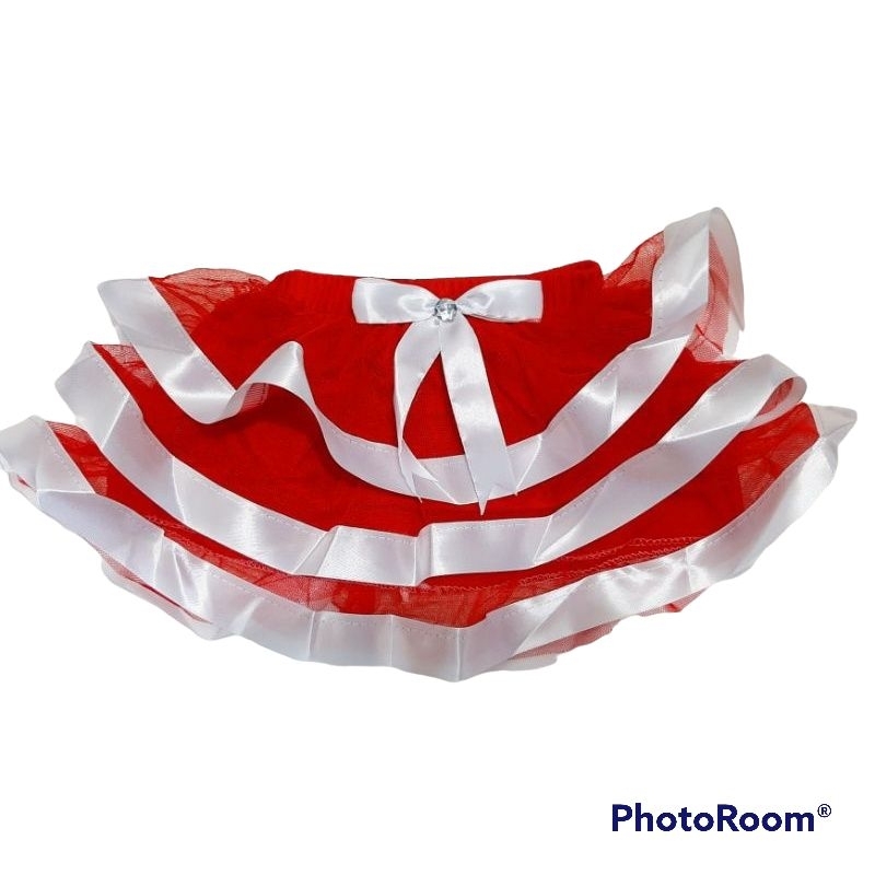 rok tutu merah putih - rok tutu morena - rok anak