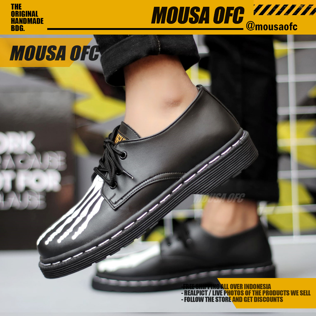 Sepatu Low Boots Formal Docmart Kerja Smile Pria