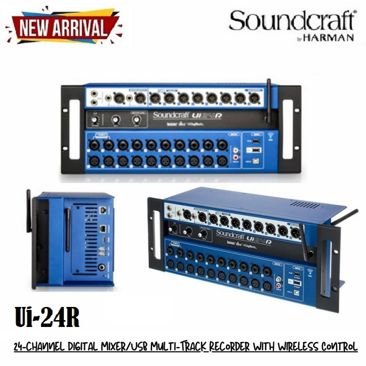 MIXER AUDIO SOUNDCRAFT UI24R UI 24 DIGITAL ORIGINAL