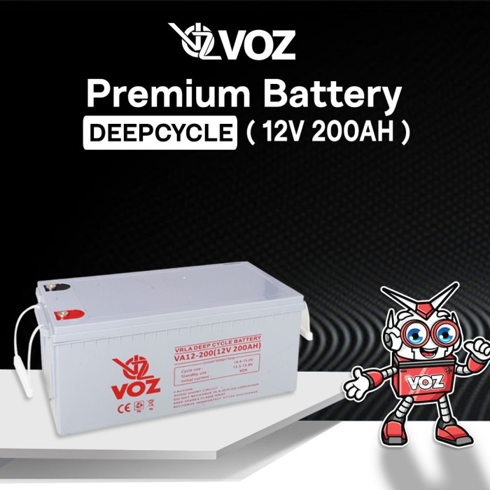 Aki Battery Baterai VOZ 200Ah 12V VRLA AGM