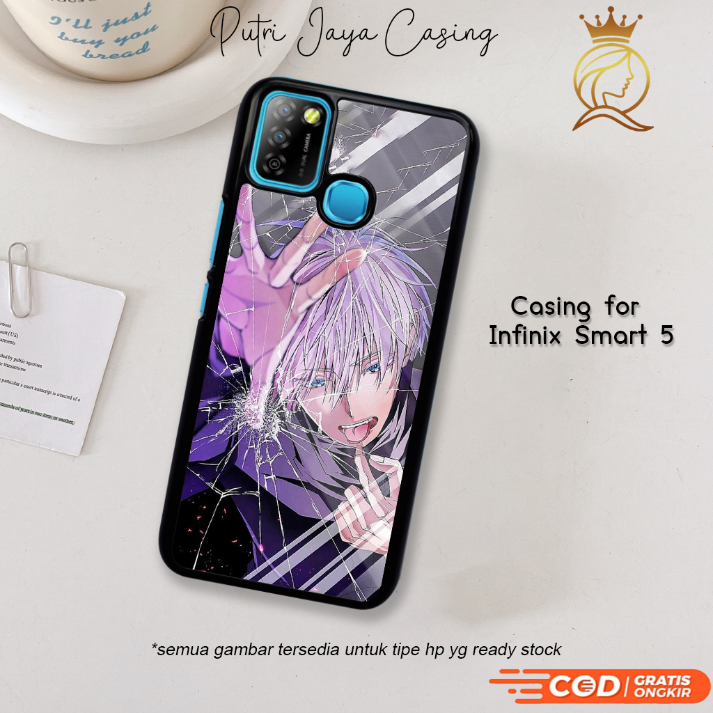 Case Hp Infinix Smart 5 Casing Infinix Smart 5 Motif ANIMEGOJO3 Casing Terbaru Case Karakter Lucu Ke