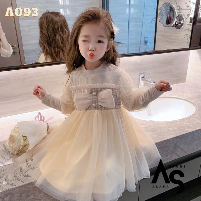 Dress anak perempuan import A093