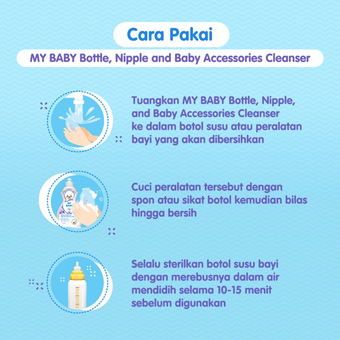 MY BABY  Nipple &amp; Baby Accessories Cleanser Refill 400ML/800ML