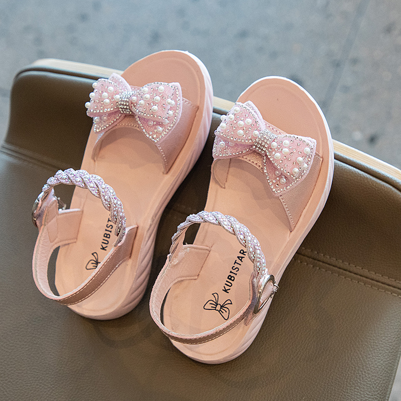 kid's Pearl Ribbon Sandal Anak Wanita 5432 (26-35)