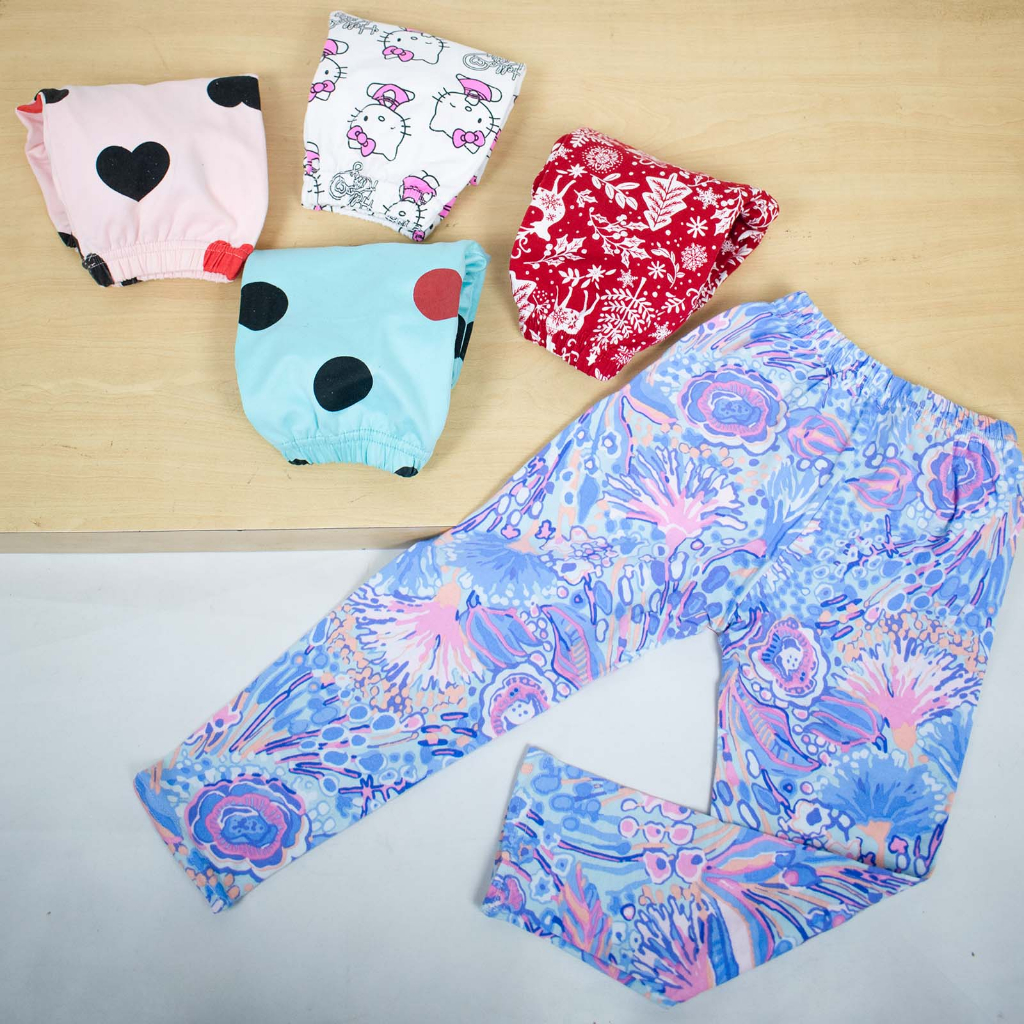 Celana LEgging anak 6 bulan sampai 6 tahun Cotton Strecth Motif Berkualitas Style Anak Cewek