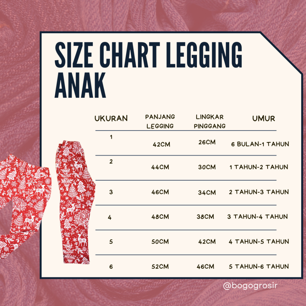 Celana LEgging anak 6 bulan sampai 6 tahun Cotton Strecth Motif Berkualitas Style Anak Cewek