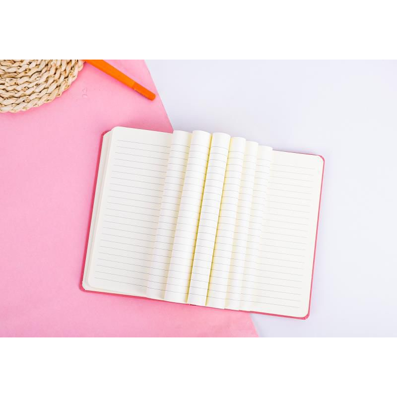 Agenda Hardcover Mikirei Notebook Bergaris - Notepad Grey 9906