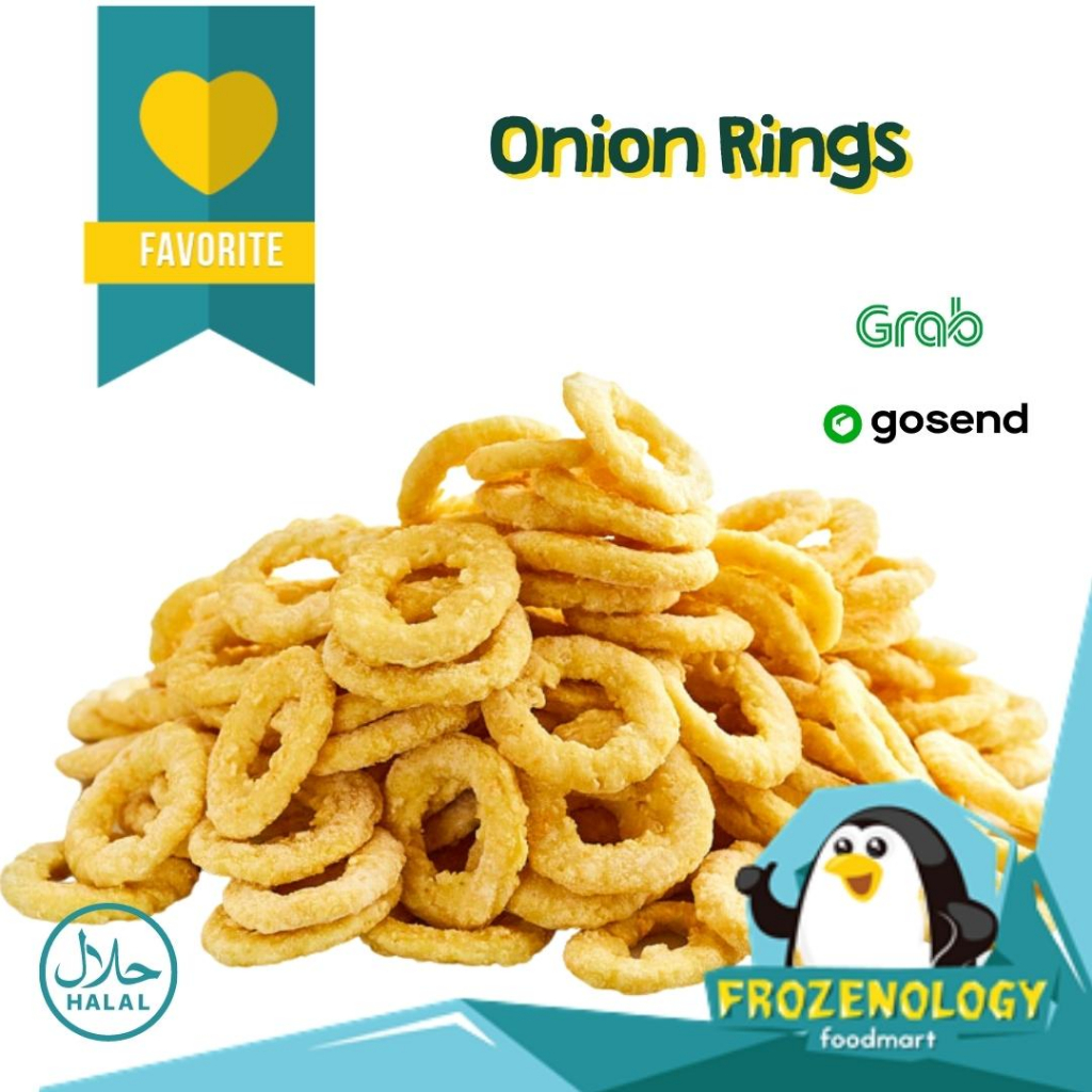 

McCain Onion Rings 450 gr | Bawang Bombay Cincin Crispy Siap Masak