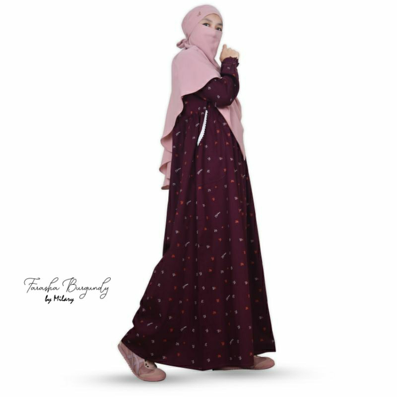 HOMEDRESS MILARY - FARASHA || Best Seller Gamis Daster Baju Muslim Couple Katun Jepang Premium