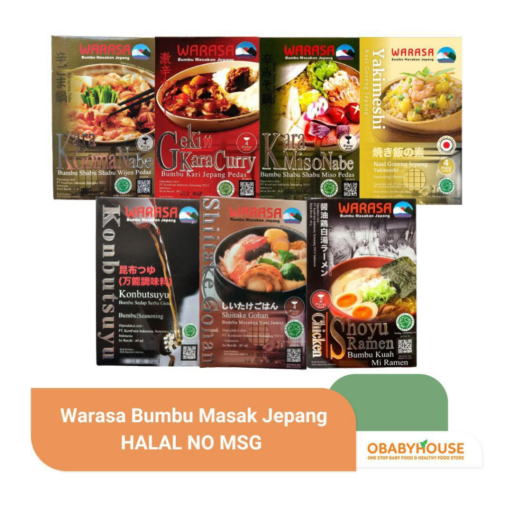 WARASA Bumbu Masak Jepang HALAL NO MSG