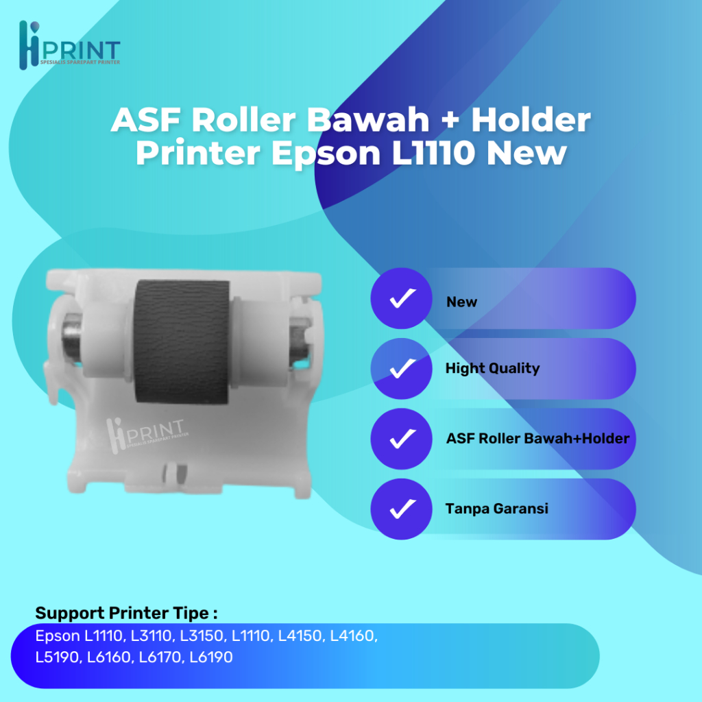 ASF Roller Bawah Epson L1110 L3110 L3210 L3216 L3150 L5190 ASF Roller L3110 plus holder original