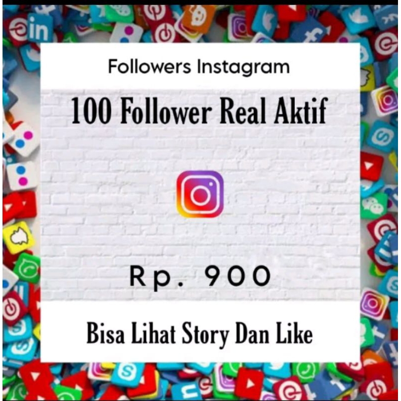 jasa followers INSTAGRAM permanen super. fast bisa lihat story