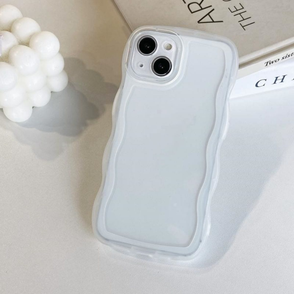 CLEAR CASE WAVE CRYSTAL CASE GELOMBANG FOR IPHONE 7/8/6+/X/XS/XR/XS MAX/11/11PRO/11 PRO MAX/12/12PRO/12 PRO MAX/13/13 PROMAX/14/14MAX/14PRO/14 PRO MAX KINGACC