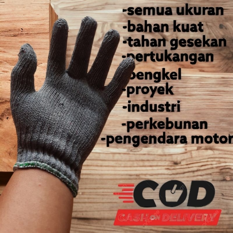 Sarung tangan benang rajut