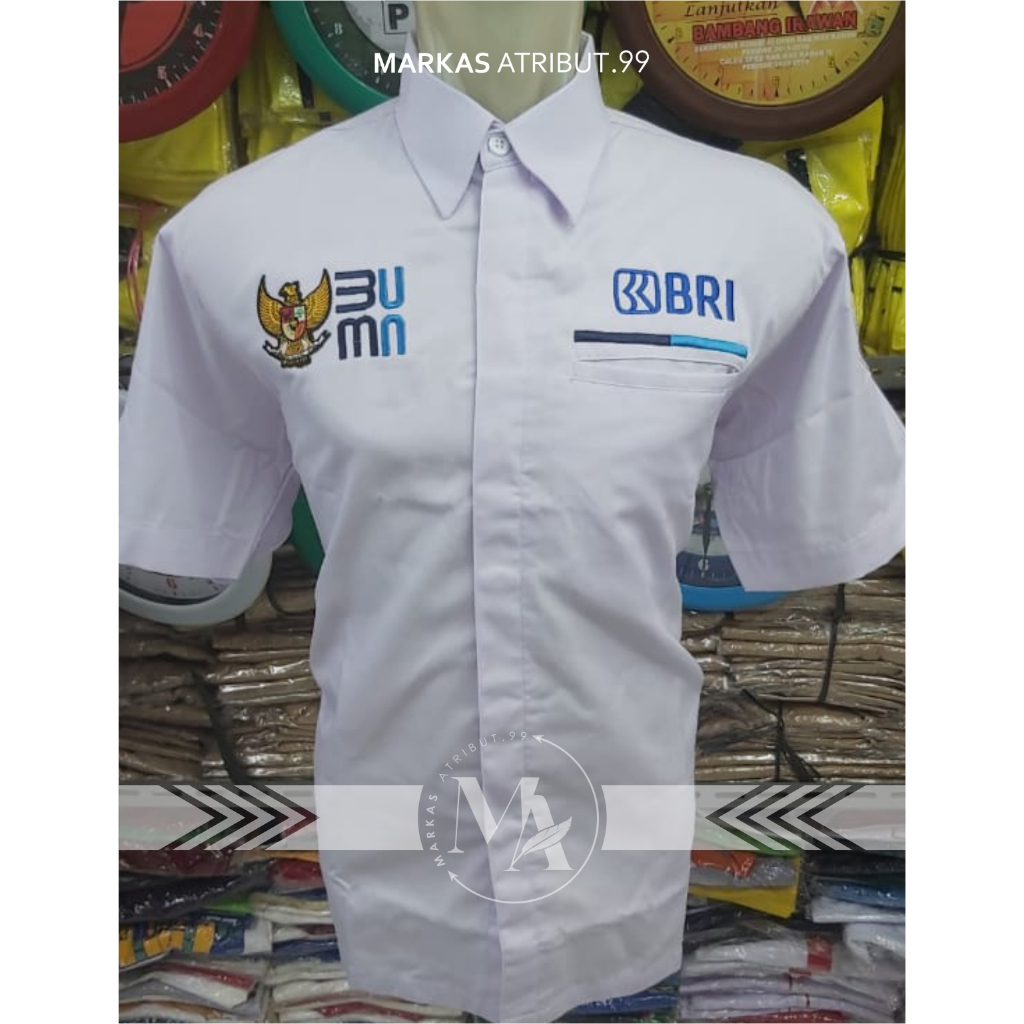 KEMEJA BUMN BRI / KEMEJA BRI / SERAGAM BRI BUMN / BAJU BANK BRI