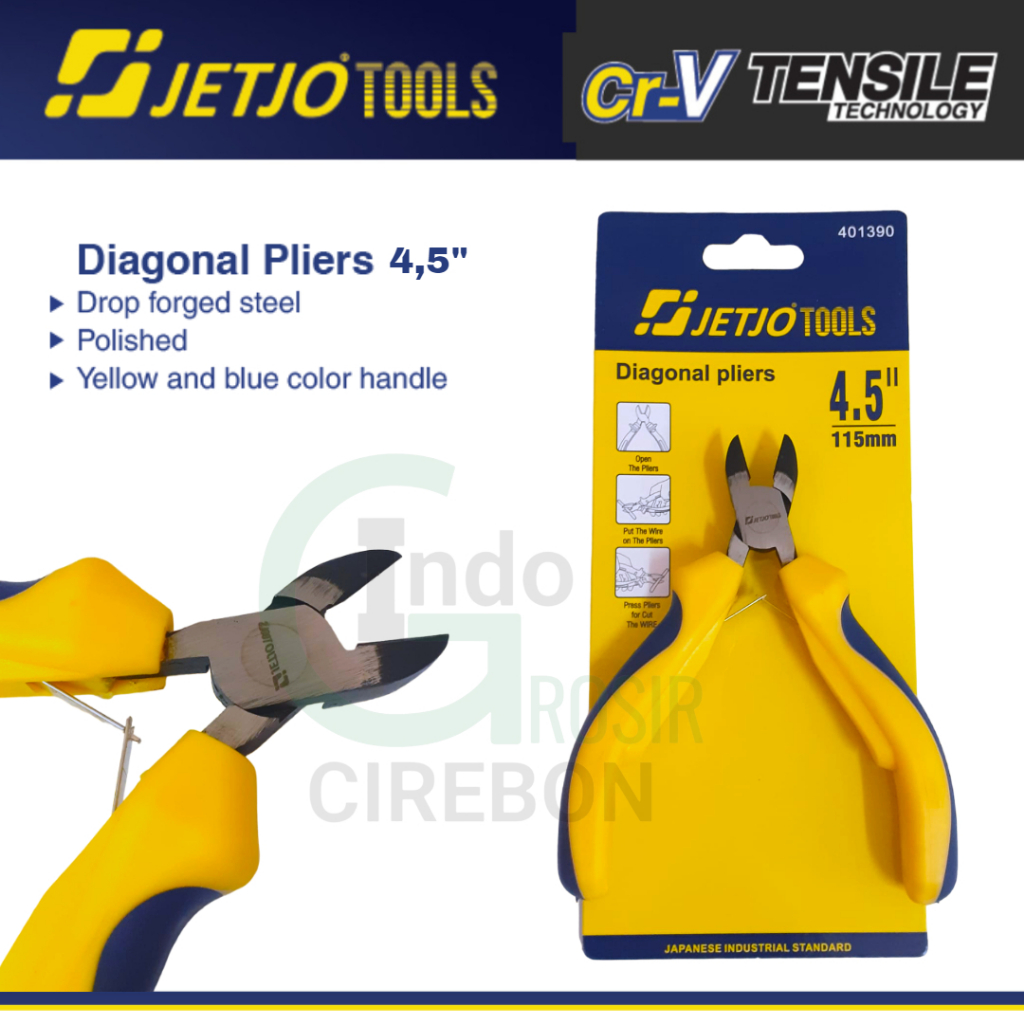 JETJO Tang Potong Mini 4,5&quot; Diagonal Pliers 4.5 Inch Murah