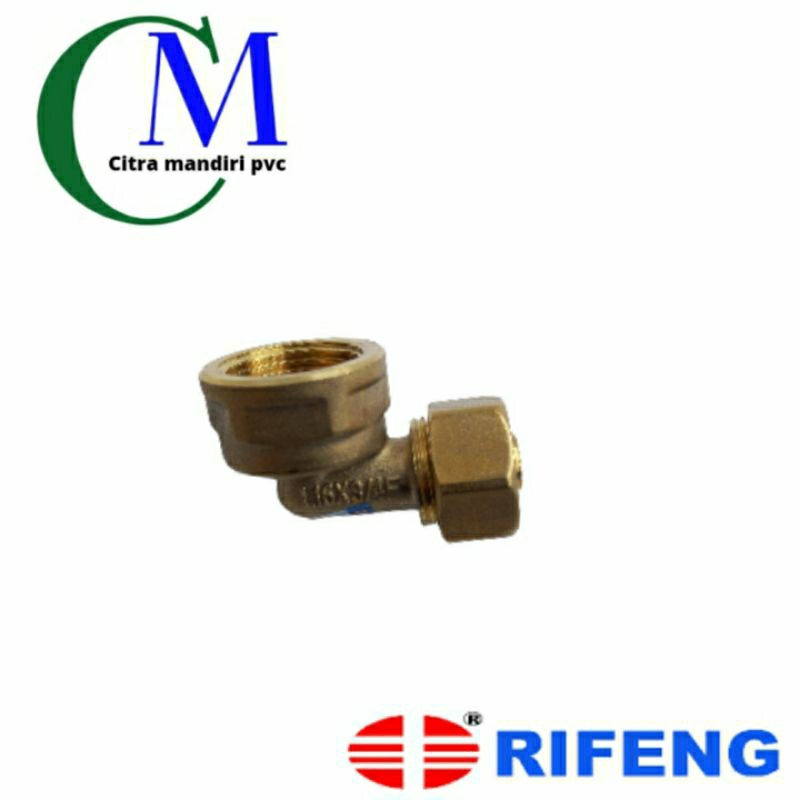 Female Elbow - L 1620 X 1/2F - kdd 3/4 x 1/2F - Rifeng